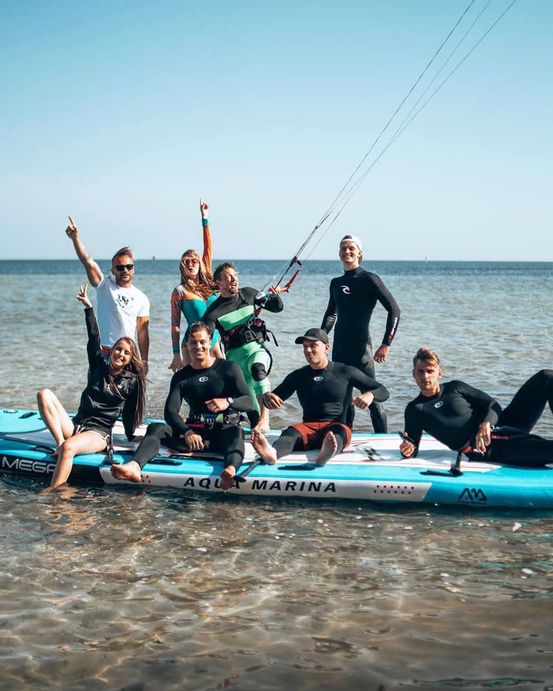 Marcelina Zawadzka i Rafał Jonkisz wśród uczestników obozu sportowego w Jastarni