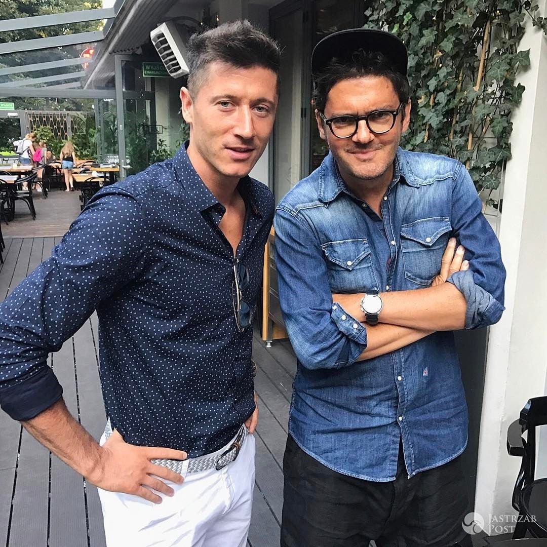 Kuba Wojewódzki i Robert Lewandowski