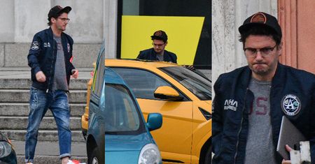 Lekkomyślny Kuba Wojewódzki bez maseczki ochronnej wysiada ze swojego lamborghini za 1,7 miliona (ZDJĘCIA)