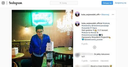 Kuba Wojewódzki otwiera restaurację. Oficjalny start już w czwartek