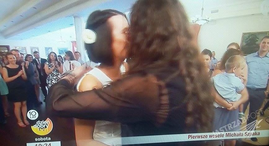 Michał Szpak z Panną Młodą