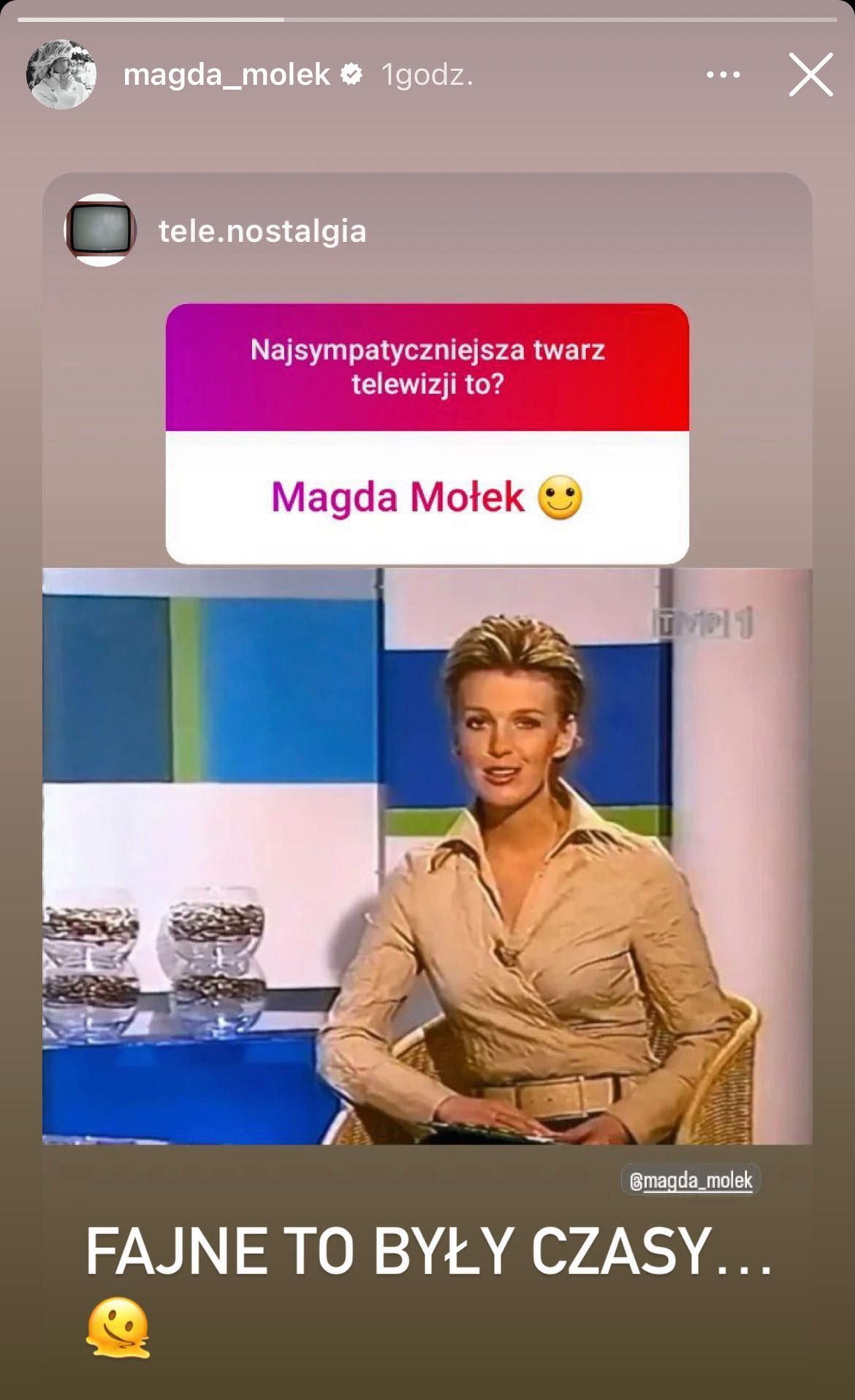 Magda Mołek wspomina pracę w TVP