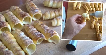 Domowe rurki z kremem są bosko proste. Te z cukierni nie mają przy nich żadnych szans
