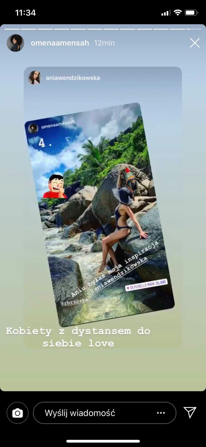 Omenaa Mensah na Seszelach