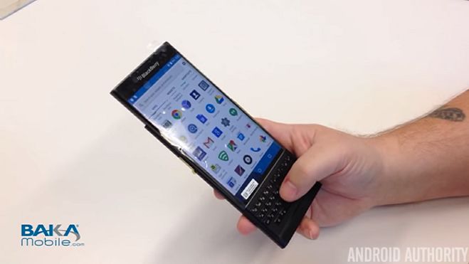 BlackBerry Venice z Androidem na pierwszym filmie