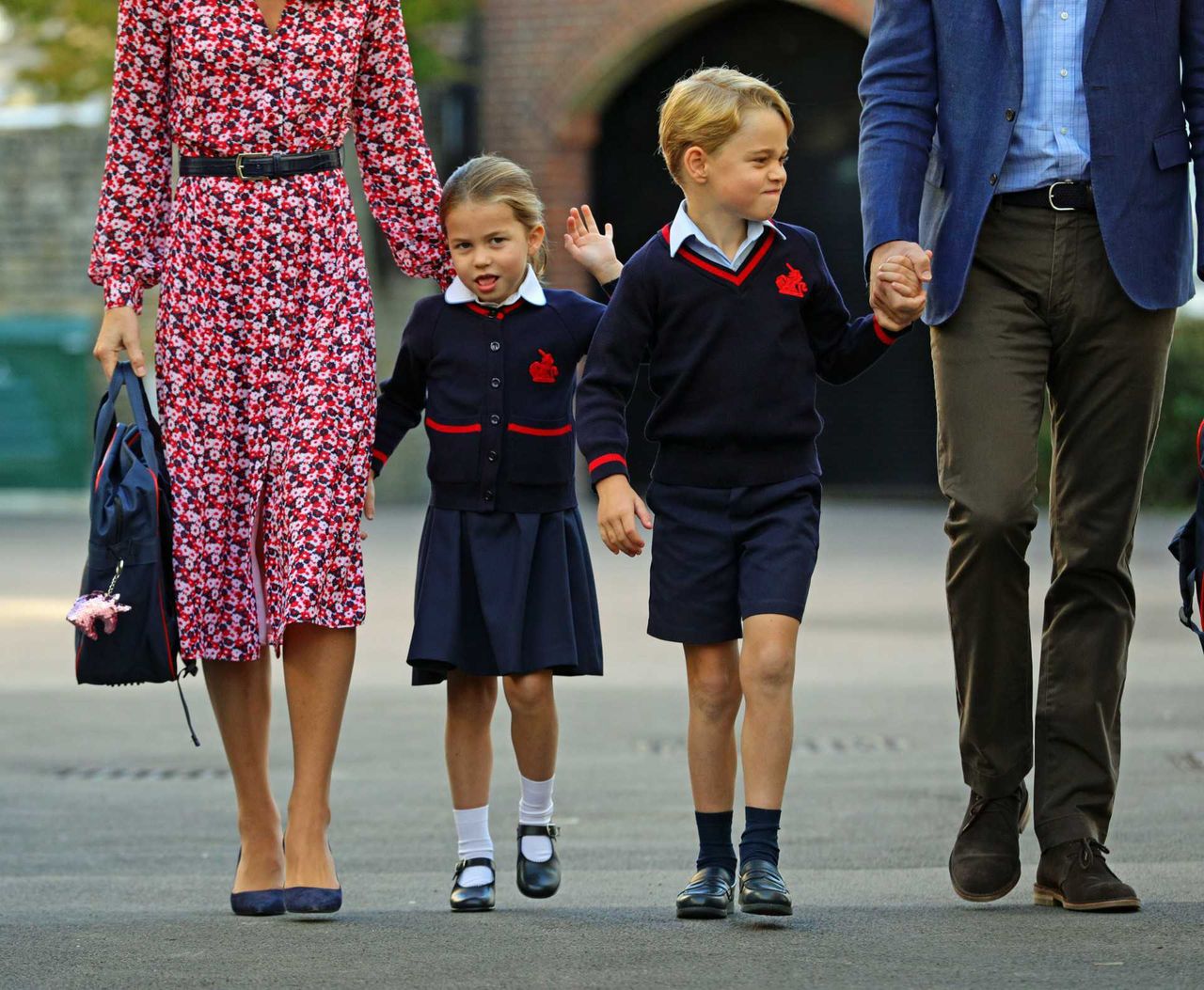 Księżniczka Charlotte - pierwszy dzień w szkole podstawowej