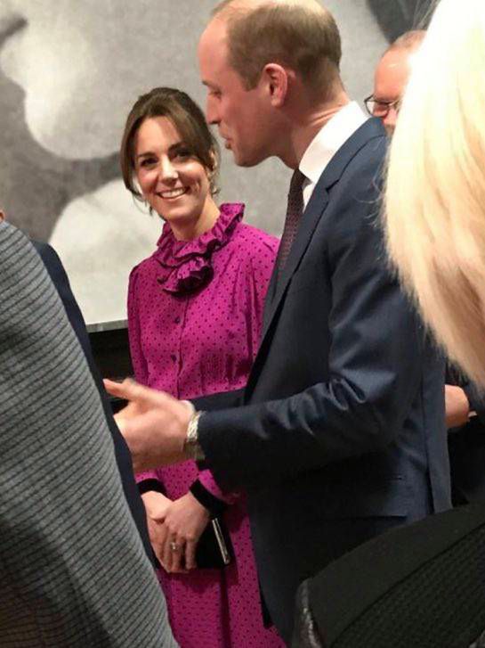 Księżna Kate w różowej sukience Oscar de la Renta w Dublinie