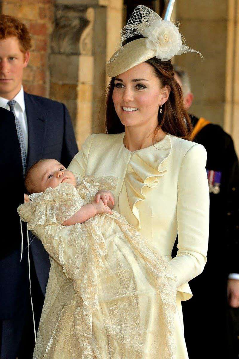 Księżna Kate na chrzcie księcia George'a