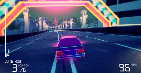 Neonowy Blok wschodni na zwiastunie Electro Ride