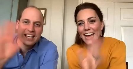 Kate i William połączyli się przez Skype'a z rówieśnikami ich dzieci. Na parę czekała przeurocza niespodzianka