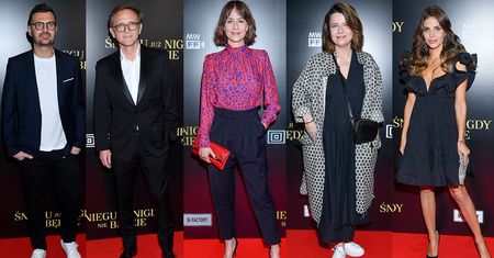 Gwiazdy na premierze filmu „Śniegu już nigdy nie będzie": Weronika Rosati, Agata Kulesza, Maja Ostaszewska