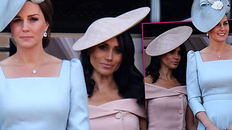 Dlaczego Meghan Markle zawsze stoi za księżną Kate