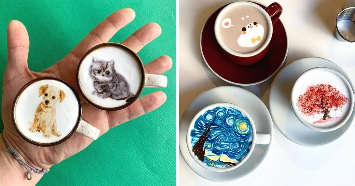 27 Charming Images Created on Coffee Foam. This Is What You Call 'Latte Art'!