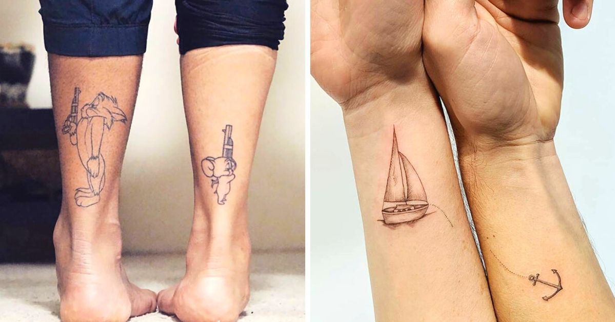 15 wspólnych tatuaży, które oddają uczucia lepiej niż jakiekolwiek słowa...