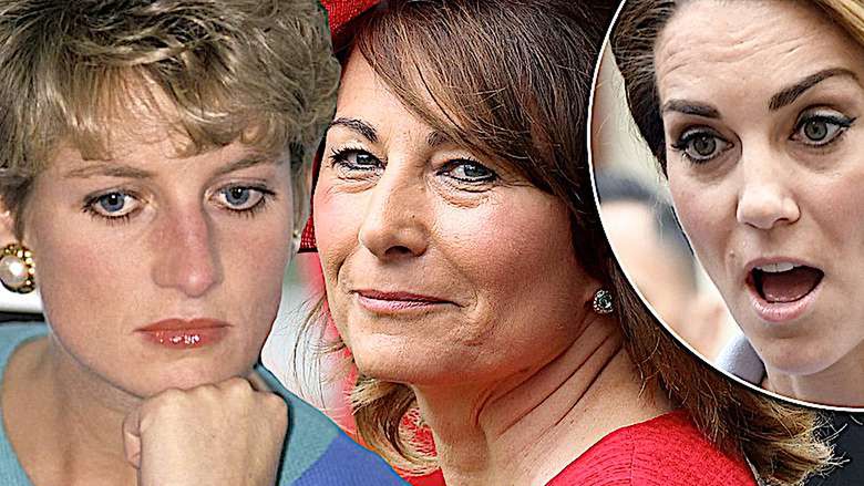 księżna Diana, Carole Middleton, księżna Kate