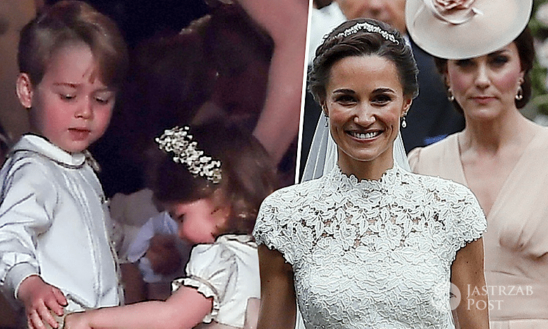 Mała księżna Charlotte spłatała figla na ślubie Pippy Middleton
