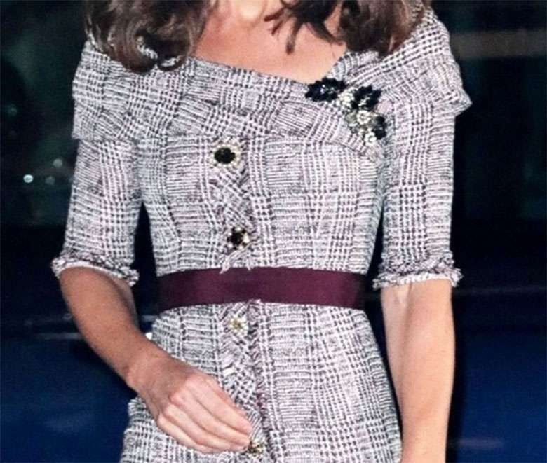 Stylizacja księżnej Kate z wieczoru w muzeum Victorii i Alberta