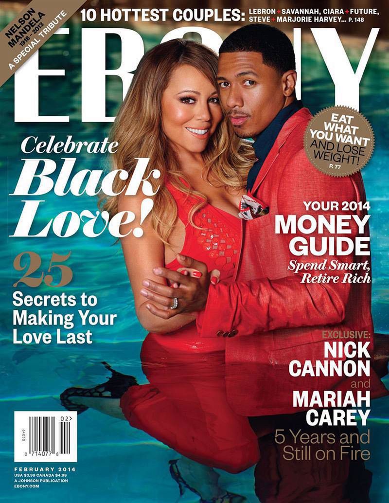 Mariah Carey i Nick Cannon na okładce magazynu EBONY