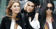 Gwiazdy walczą z wiatrem pod studiem "Pytania na śniadanie": Marcelina Zawadzka, Doda, Natalia Siwiec [GALERIA]