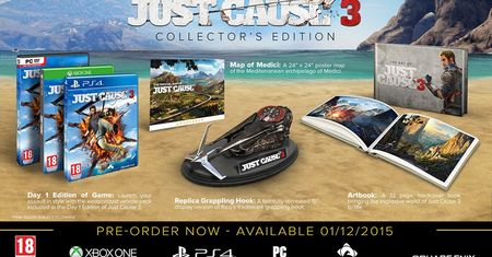 Skład edycji kolekcjonerskiej Just Cause 3