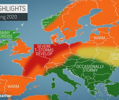 Ciepło, burzowo, możliwe tornada. Amerykańscy meteorolodzy przewidują pogodę na wiosnę