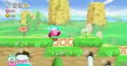 Różowa kulka i jej wesoła kompania na startowym zwiastunie Kirby's Adventure Wii