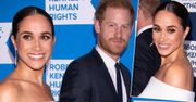 Meghan i Harry na gali w Nowym Jorku. Sukienka księżnej jest śliczna, ale czuć inspirację Kate! Żona Williama kilka dni temu podobnie wyglądała w Bostonie