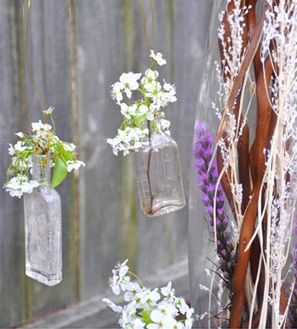 Vintage Bottle Centerpiece