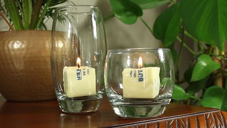 Emergency Butter Candle