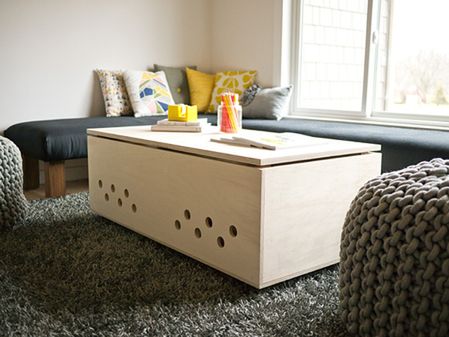 Modern Pet Crate & Coffee Table