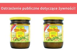 Ostrzeżenie GIS. Kawałki szkła w bulionie