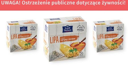 Lidla po wewnętrznych badaniach wycofuje partię herbatek Lord Nelson. "Zagrożenie dla zdrowia"