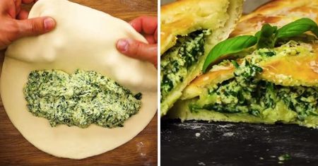Przepis na calzone ze szpinakiem i ricottą
