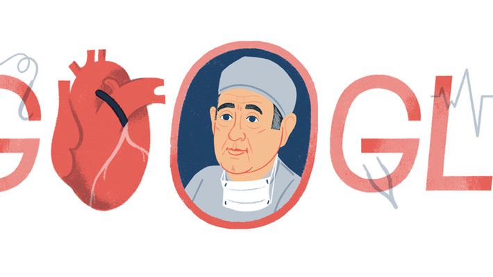 Google Doodle: 96. rodziny René Favaloro, który jako pierwszy wstawił by-passy