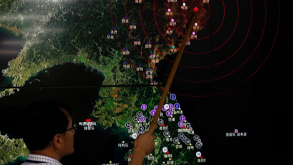 Według naukowców góra Mantap w Korei Północnej nuklearnych mogło się zapaść