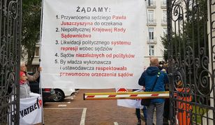 Obywatele RP zablokowali wjazd do Ministerstwa Sprawiedliwości. Mają 5 postulatów