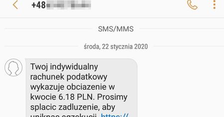 Podatki. Skarbówka ostrzega. Oszuści wysyłają fałszywe SMS-y