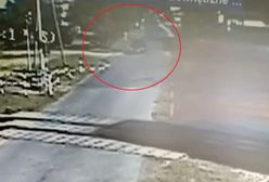 Lubelskie: wjechał w rozpędzony pociąg na przejeździe kolejowym. W rozbitym BMW były narkotyki