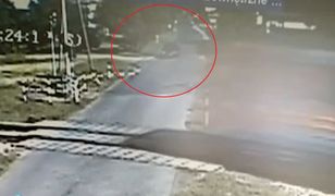 Lubelskie: wjechał w rozpędzony pociąg na przejeździe kolejowym. W rozbitym BMW były narkotyki