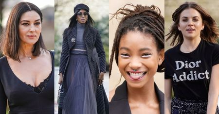 Monica Bellucci, Willow Smith i córka Romana Polańskiego na pokazie Diora w Paryżu! (ZDJĘCIA)
