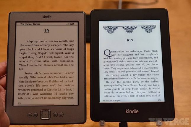 Bielsza biel nowego Kindle'a (Fot. The Verge)