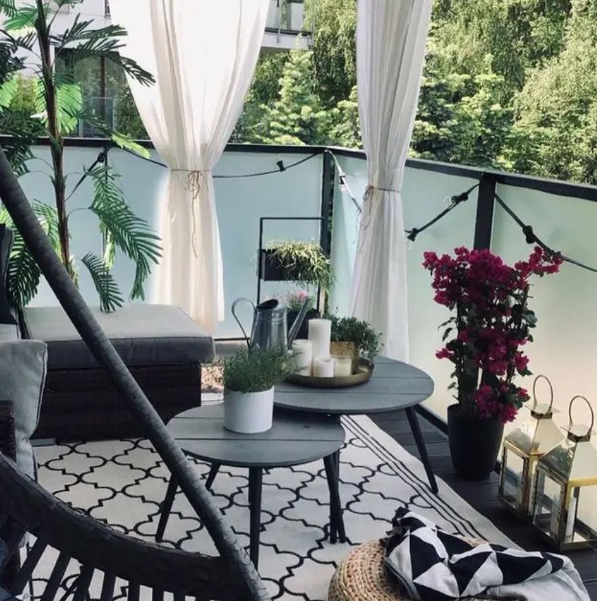 Balkon Mileny Lewandowskiej