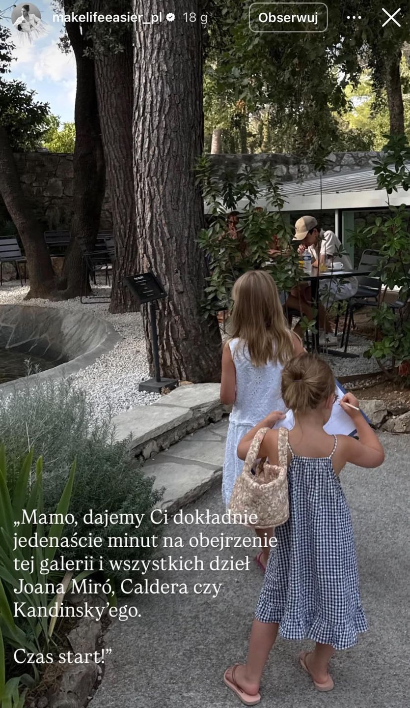 Kasia Tusk relacjonuje wypad z córkami