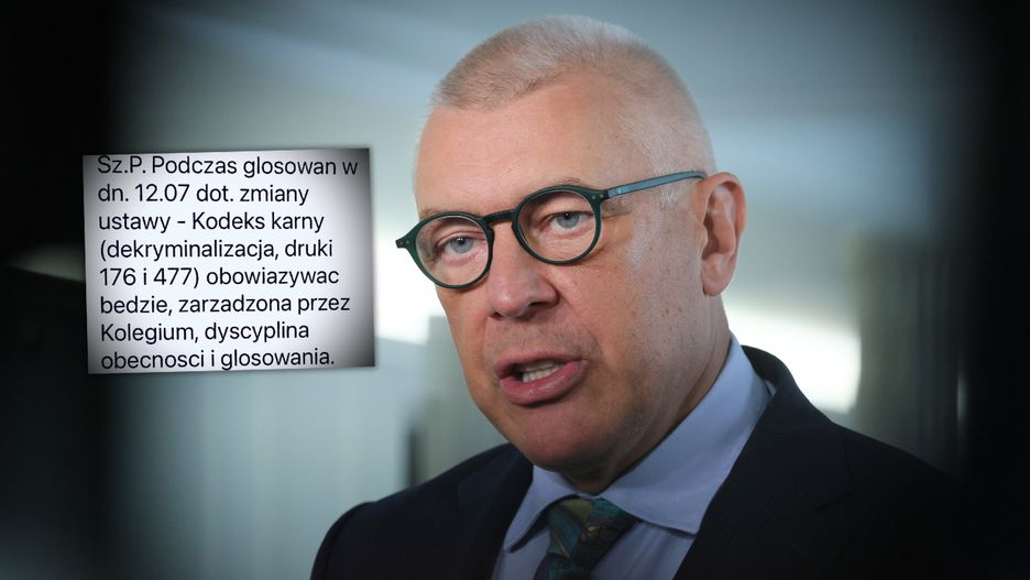 Roman Giertych przekonuje, że nie głosował ws. dekryminalizacji pomocy w aborcji "tak jak się umawiał z PO"