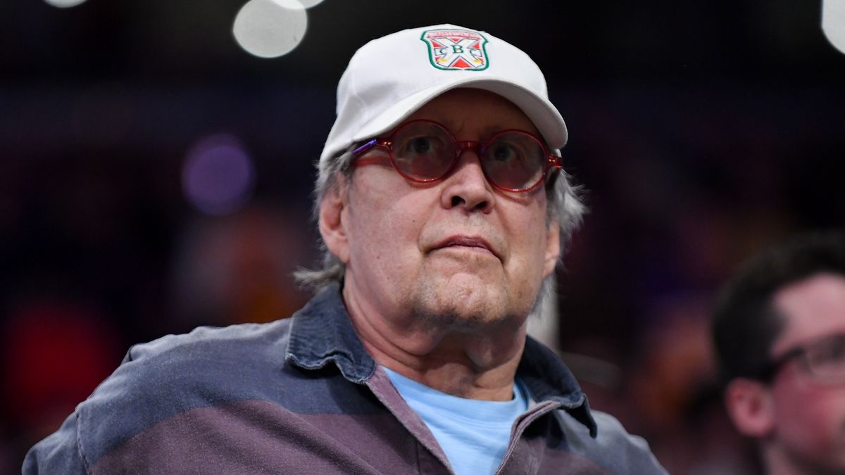 Celebrities At The Los Angeles Lakers Game
LOS ANGELES, CALIFORNIA - FEBRUARY 29: Chevy Chase attends a basketball game between the Los Angeles Lakers and the Washington Wizards at Crypto.com Arena on February 29, 2024 in Los Angeles, California. NOTE TO USER: User expressly acknowledges and agrees that, by downloading and or using this photograph, User is consenting to the terms and conditions of the Getty Images License Agreement. (Photo by Allen Berezovsky/Getty Images)
Allen Berezovsky
basketball