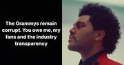 The Weeknd grzmi po ujawnieniu nominacji do nagród Grammy: "Jesteście SKORUMPOWANI!"