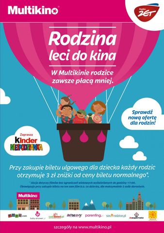 „Rodzina leci do kina” - patronat parenting.pl