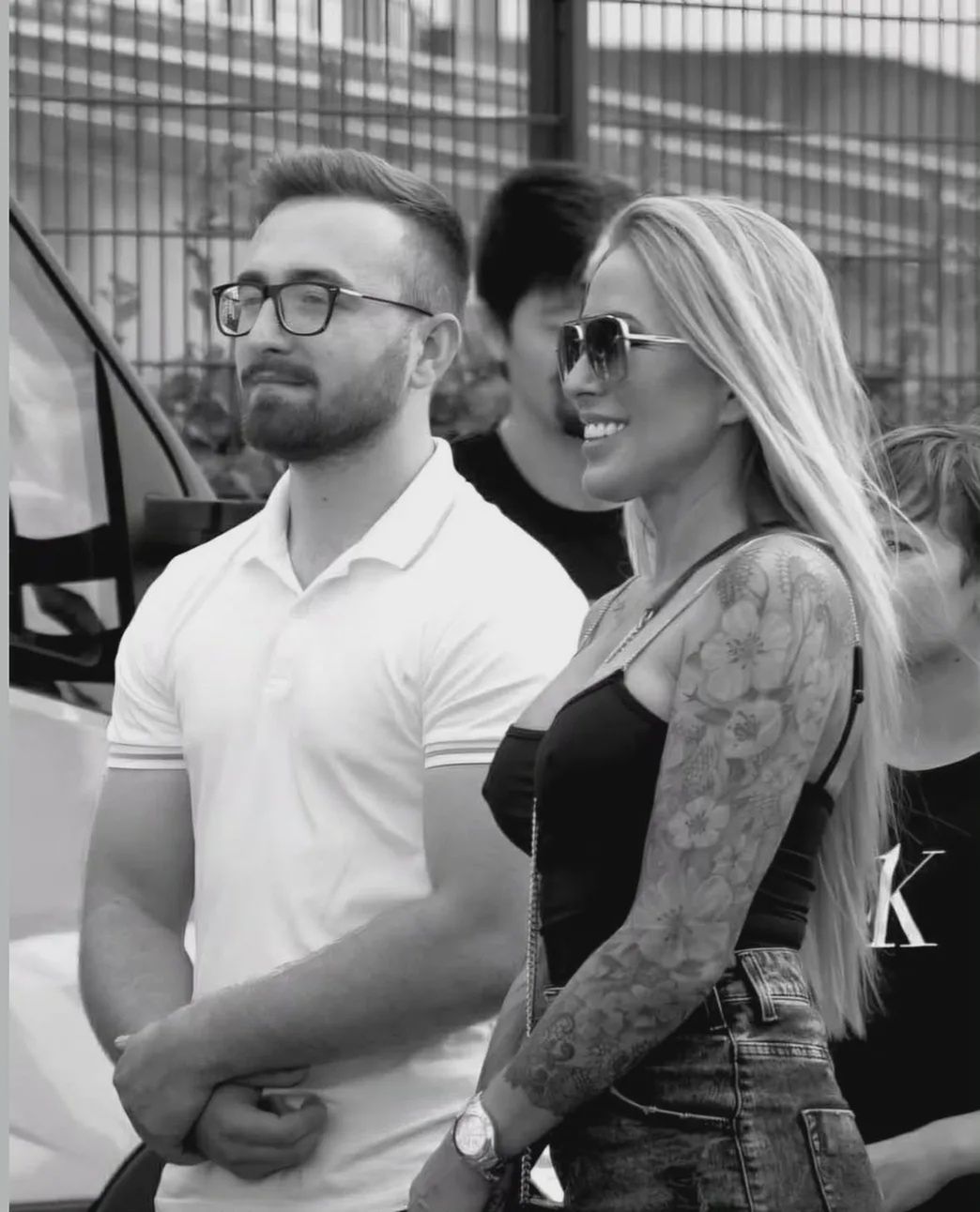 Sylwia Peretti z synem Patrykiem