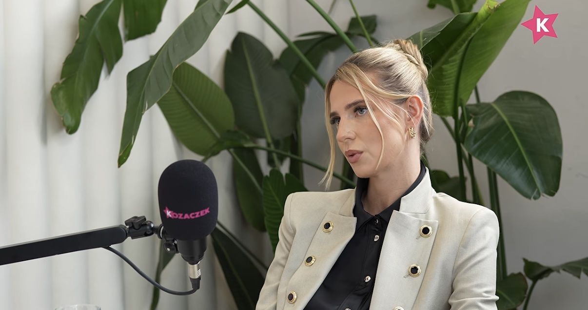 Faustyna Martyniuk podczas rozmowy 