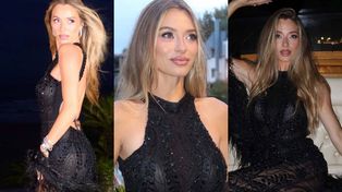Flirciarska Marcelina Zawadzka pozdrawia z Wenecji. Dla tej kreacji z prześwitami można stracić głowę [ZDJĘCIA]